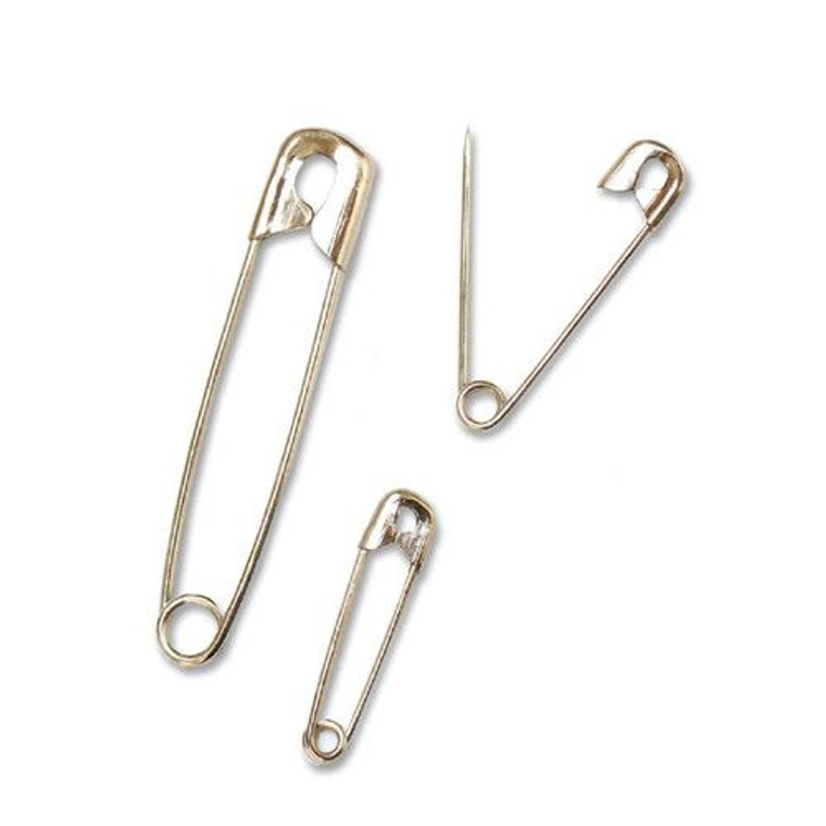 Baumgarten's Safety Pins, Assorted Sizes, Bag of 22