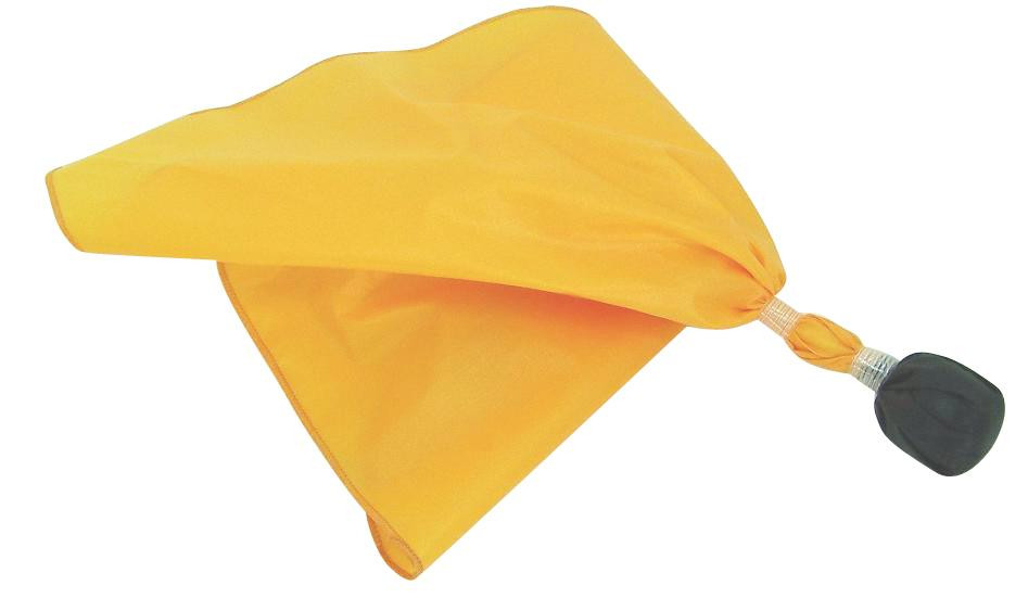 Black Ball Double Banded Football Referee Penalty Flag Referee Equipment