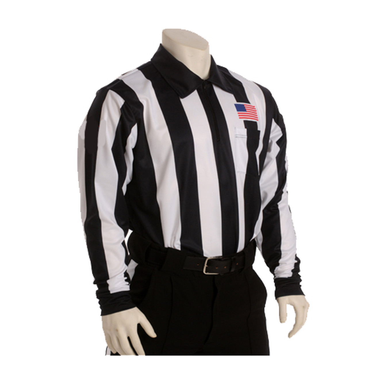 Mens Football Referee Shirt $39.09 embroidered with COB logo Could;t find a  blue and white stripe