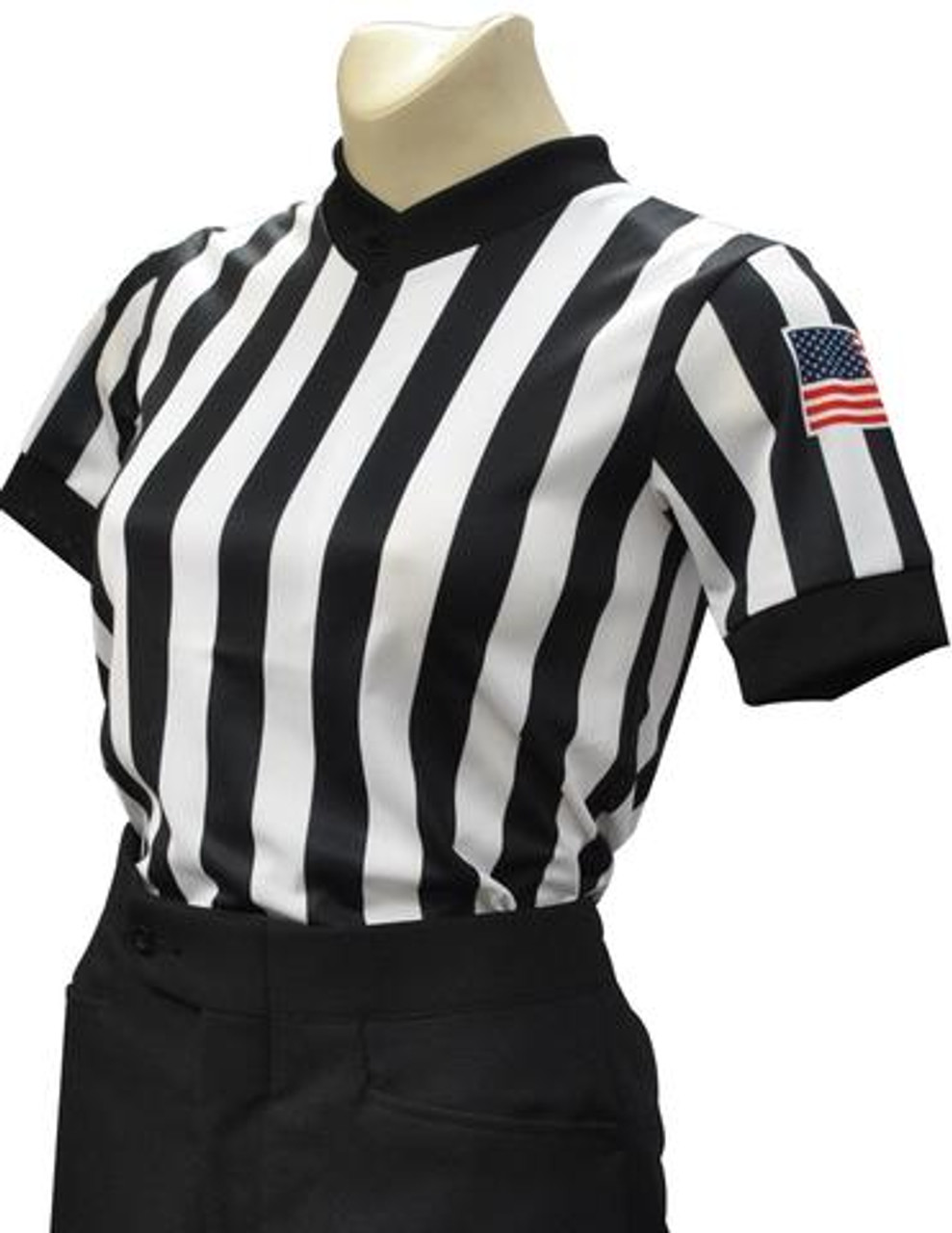 Smitty Women's Dye Sublimated Basketball Referee Shirt Referee Equipment