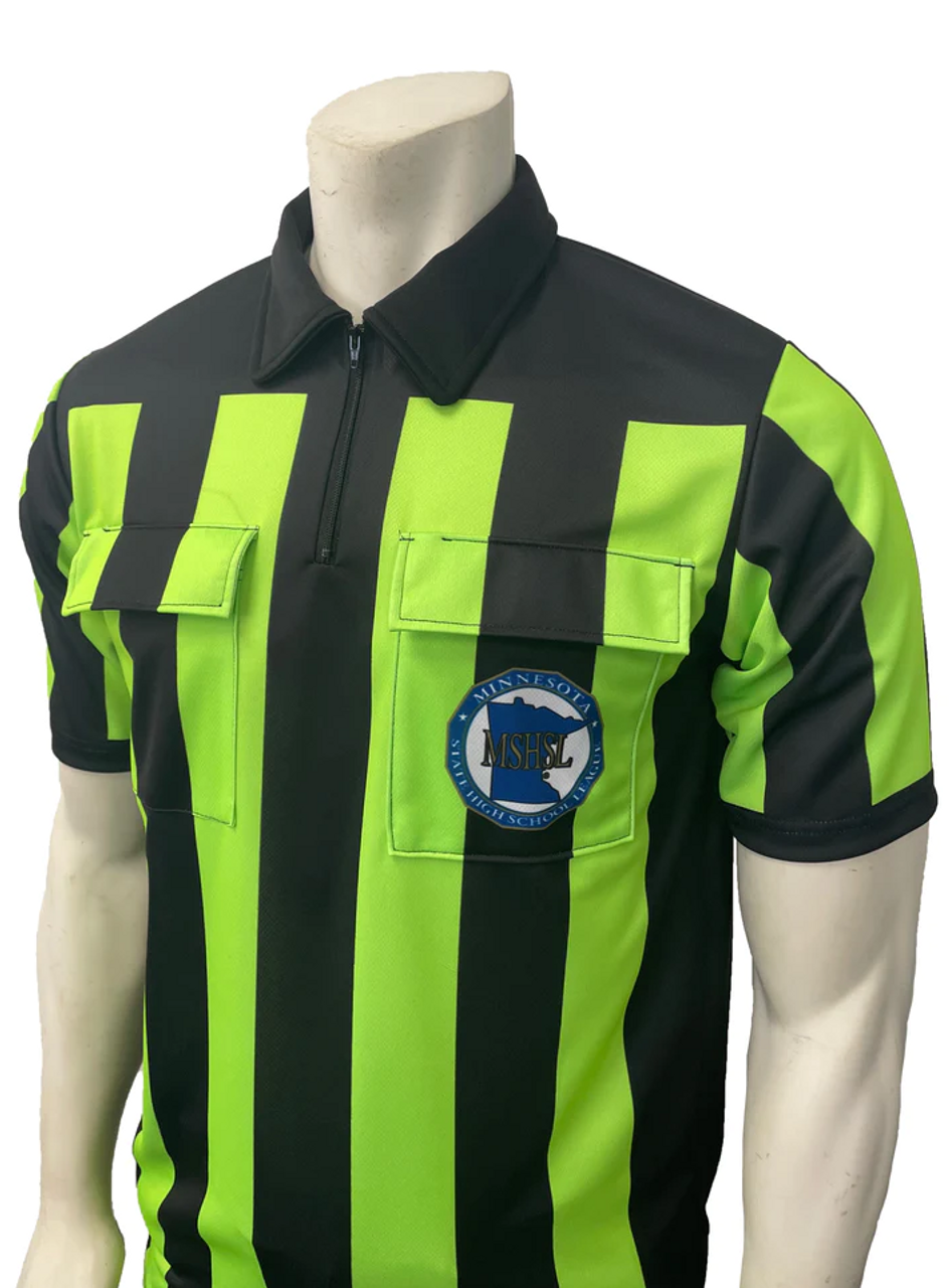 Louisiana (LHSOA) 2 1/4 Stripe Body Flex Short Sleeve Football Referee  Shirt