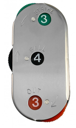 Markhort Metal 3-Dial Umpire Indicator