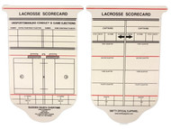 Lacrosse Referee Game Card