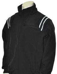 Smitty Officials Apparel Black Therma Base Umpire Jacket with Black and White Trim