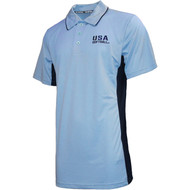 USA Softball Powder Blue Umpire Shirt