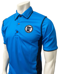 Minnesota MSHSL Men's Short Sleeve Bright Blue Volleyball Referee Shirt