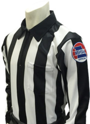 Missouri MSHSAA 2 1/4" Long Sleeve Football Referee Shirt