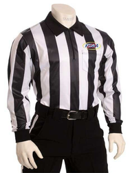 Kentucky KHSAA Embroidered 2" Stripe Long Sleeve Football Referee Shirt