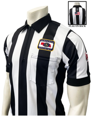 Nebraska NHSOA Dye Sublimated 2 1/4" Stripe Short Sleeve Football Referee Shirt