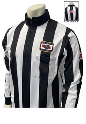 Nebraska NSAA Cold Weather Long Sleeve Football Referee Shirt