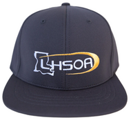 Louisiana LHSOA Flex-fit Pulse Performance Navy 8-stitch Umpire Base Cap