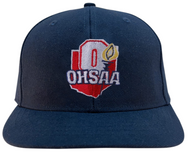 Ohio OHSAA Fitted Navy Wool 4-stitch Umpire Plate Cap