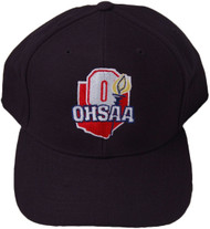 Ohio OHSAA Fitted Navy Wool 8-stitch Umpire Cap