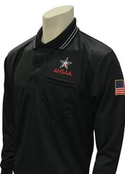 Alabama AHSAA Dye Sublimated Long Sleeve Black Umpire Shirt