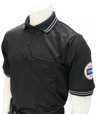 Smitty Official's Apparel Kansas KSHSAA Dye Sublimated Black Umpire Shirt