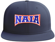 NAIA Navy Pulse Flex-Fit 8-stitch Softball Umpire Cap NAIA Navy Pulse Flex-Fit 8-stitch Softball Umpire Cap