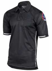 Missouri MSHSAA Embroidered Black Pro Style Umpire Shirt