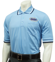 Kentucky KHSAA Embroidered Short Sleeve Powder Blue Body Flex® Style Umpire Shirt