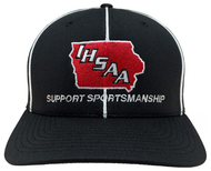Iowa IHSAA Adjustable Wool Black Football Referee Cap Iowa IHSAA Adjustable Wool Black Football Referee Cap