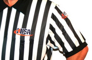 Illinoios IHSA Cliff Keen Short Sleeve Football Referee Shirt Added Length