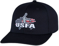 USFA Fitted Navy Wool 6-stitch Cap 