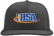 Illinois IHSA Black Pulse Performance Flex-Fit Umpire Cap