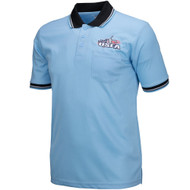 USFA Powder Blue Umpire Shirt with Black MLB Trim 