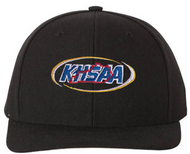 Kentucky KHSAA Black Fitted 6-stitch Combo Umpire Cap Kentucky KHSAA Black Fitted 6-stitch Combo Umpire Cap