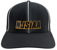 New Jersey NJSIAA Pulse Flex-fit Black Football Referee Cap