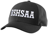 Kansas KSHSAA Black Surge Fitted 4-stitch Umpire Plate Cap
