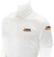 Illinois IHSA Men's CornerStone® Premium White Volleyball/Swimming Referee Shirt