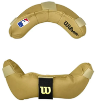 Wilson Full Grain Leather Tan Umpire Mask Pads