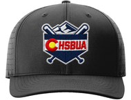 Colorado High School Baseball Umpire Association Black Ignite Umpire Cap