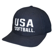 USA Softball Poly Blend Flex-Fit 8-Stitch Umpire Cap