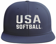 USA Softball Pulse Performance Flex-Fit 6-Stitch Umpire Cap