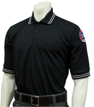 Missouri MSHSAA Embroidered Body Flex® Style Black Short Sleeve Umpire Shirt