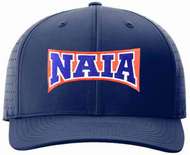 NAIA Navy Ignite Performance LT Flex-Fit 4-stitch Softball Umpire Cap