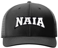 NAIA Black Flex-Fit 4-stitch Ignite Performance Baseball Umpire Cap NAIA Black Flex-Fit 4-stitch Ignite Performance Baseball Umpire Cap