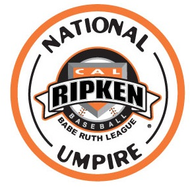Cal Ripken Baseball Red with Red/White/Blue Trim Umpire Shirt