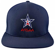 Alabama AHSAA Navy Pulse Flex-fit 6-stitch Umpire Cap Alabama AHSAA Navy Pulse Flex-fit 6-stitch Umpire Cap