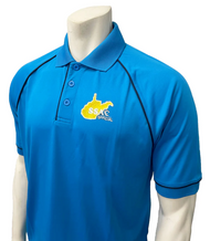West Virginia SSAC Men's Bright Blue Short Sleeve Volleyball Referee Shirt