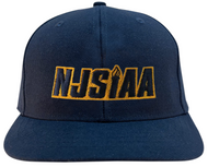 New Jersey NJSIAA Navy Fitted Wool 6-stitch Combo Umpire Cap New Jersey NJSIAA Navy Fitted Wool 6-stitch Combo Umpire Cap