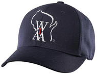 Wisconsin WIAA Fitted Navy 8-stitch Umpire Base Cap Wisconsin WIAA Fitted Navy 8-stitch Umpire Base Cap