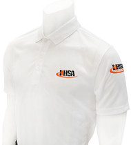 Illinois IHSA Men's White Dye Sublimated Volleyball Referee Shirt Illinois IHSA Men's White Dye Sublimated Volleyball Referee Shirt