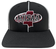 Mississippi MHSAA Black Pulse Performance Flex-fit Football Referee Cap