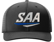 Southern Athletic Association (SAA) Black Ignite Performance LT Flex-Fit Baseball Umpire Cap