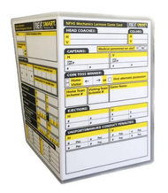 Ref Smart Rewritable NFHS Lacrosse Information Card