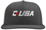 Conference USA Black Pulse Performance Baseball Umpire Cap