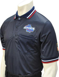 Georgia GHSA Dye Sublimated Navy Blue Short Sleeve Umpire Shirt