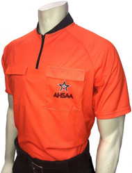Alabama AHSAA Short Sleeve Fluorescent Orange Soccer Referee Shirt